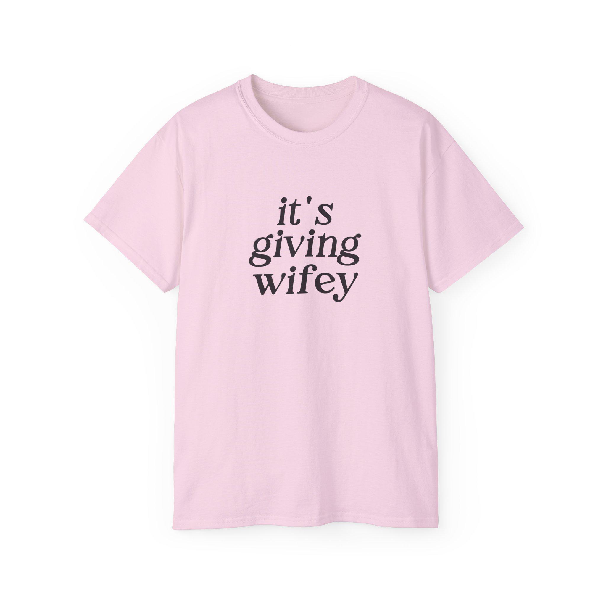 

Streetwear Vintage Its Giving Wifey T Shirt Women Unisex Tee Casual Unisex Summer Bride To Be Newlywed Tee Gift Honeymoon Outfit 4XL