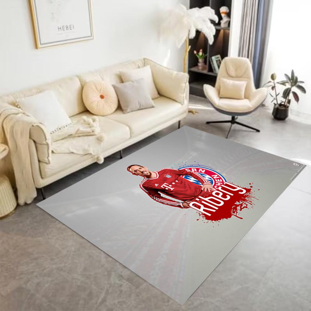 Football Player Celebration Moment Floor Mat Suitable for Balcony Playrooms Bedrooms Entryway Antislip Carpet Anime Office Decor