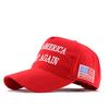 Hut make america great again Präsidentschafts-Baseballkappe Wahl rote Kappe