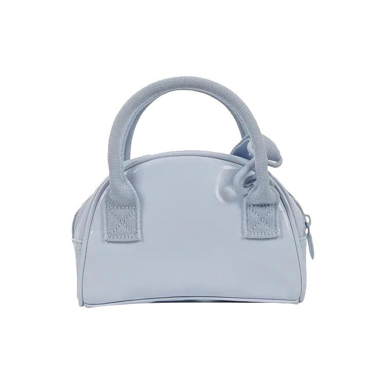 New PUMA Patent Leather Shoulder Bag, Crossbody Bag, Handbag Regular Women's Blue 078715-03