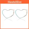 Geometric Heartshaped Stylish Earrings Trendy Fashion Jewelry In Multiple Colors Vibrant