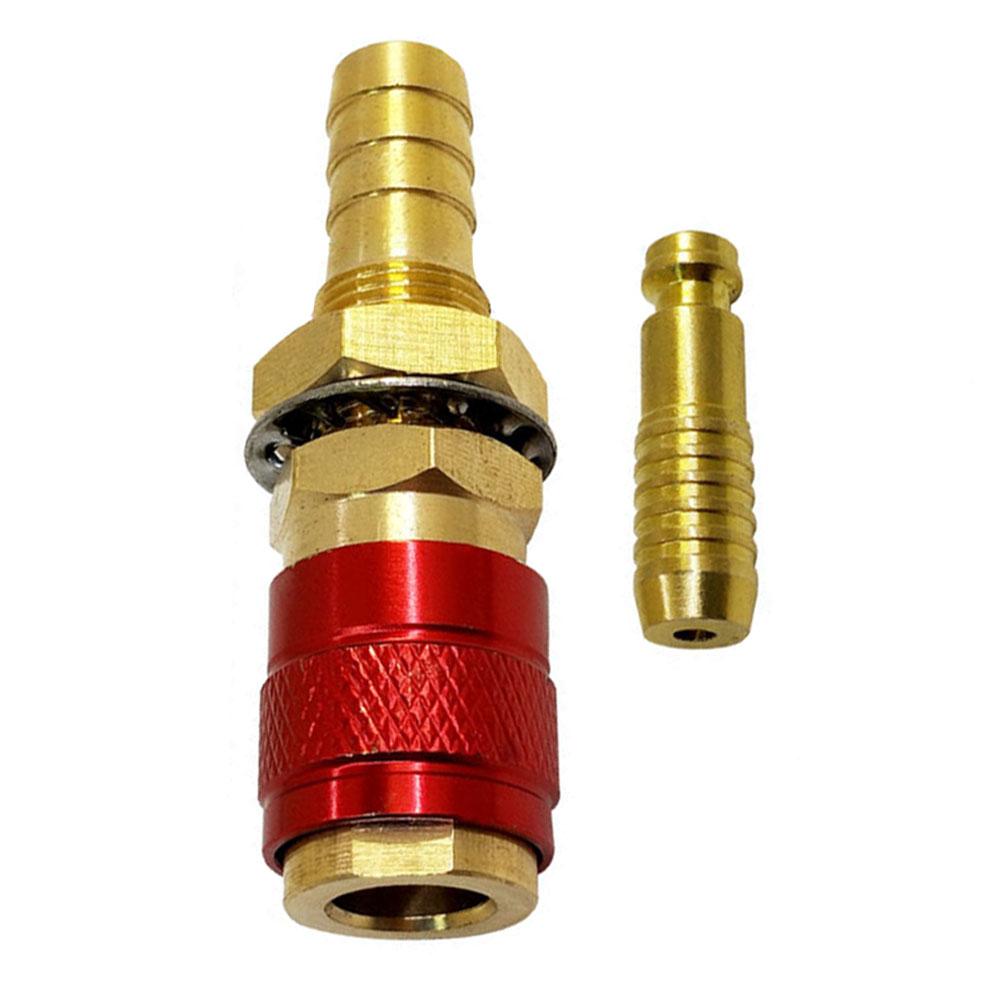 

Быстроразъемные латунные фитинги для газа и воды с внутренним диаметром 10 мм красный