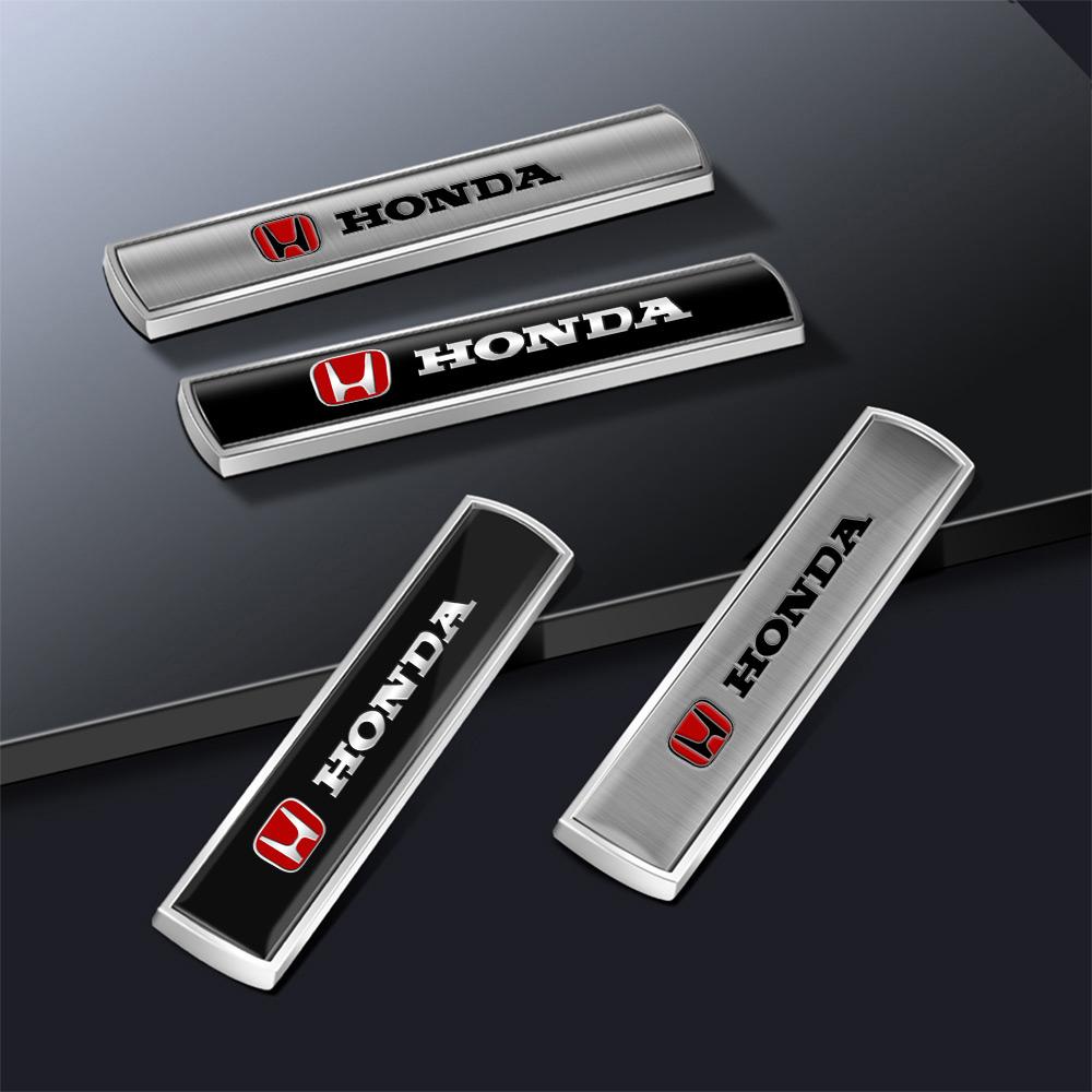 AAAMA1 3D Metal Styling Car Rear Trunk Body Fender Emblem Decoration Sticker For Honda Accord 7 Civic 10th 11th Gen Hrv Jazz City Fit