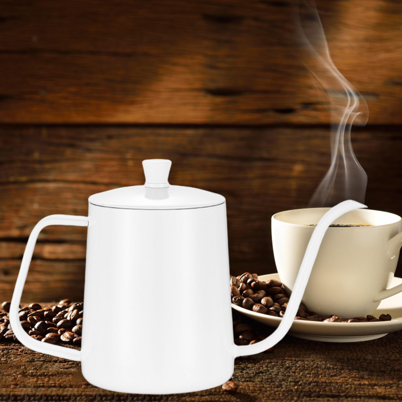 Elegant Stainless Steel Pour Over Coffee Kettle 600ML