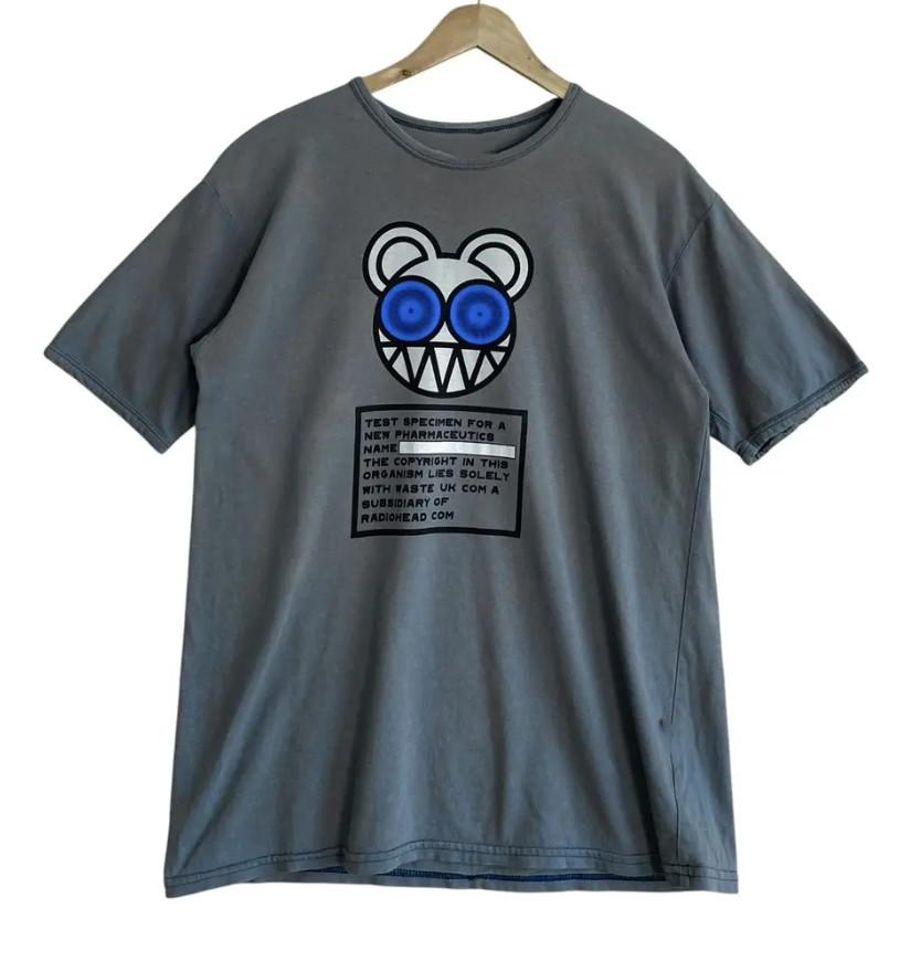 Very Rare Vintage Band Radiohead Ok Computer T-shirt 2000s S-5XL S