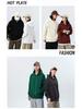 500g Drop Shoulder Fleece Hoodie with Pockets – Thick, Loose Fit Sweatshirt for Couples