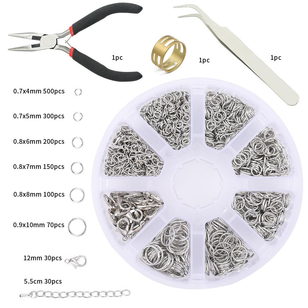 DIY Jewelry Accessories, Earrings, Ear Hooks, Bracelets, Necklaces, Handmade Bead Materials, Tool Sets