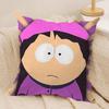 Cartoon Classic SSouth PPark Cushion Cover Silky Short Plush Invisible Zipper Dustproof Sofa Pillow Case For Home Decor