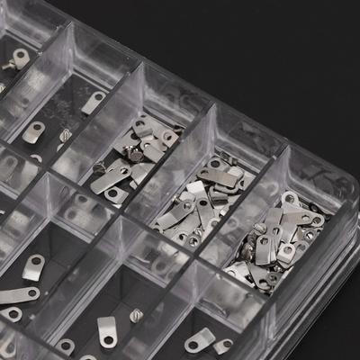 240PCS Set Watch Movements Fixing Adapter 12 Size Casing Assorted Size Watch Parts Securing Screws Watch Screws Micro Assortment