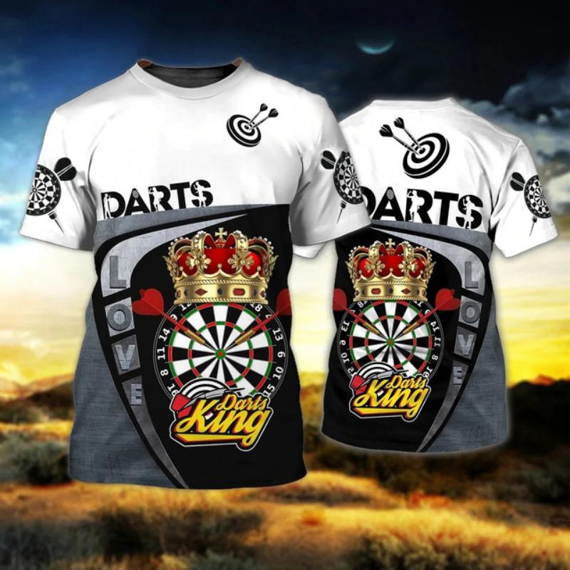 Summer T-Shirts Darts 3D Print T-Shirt Kids O-Neck T Shirt Fashion Casual Kawaii Boys Girls Children Harajuku Tees Tops Clothing
