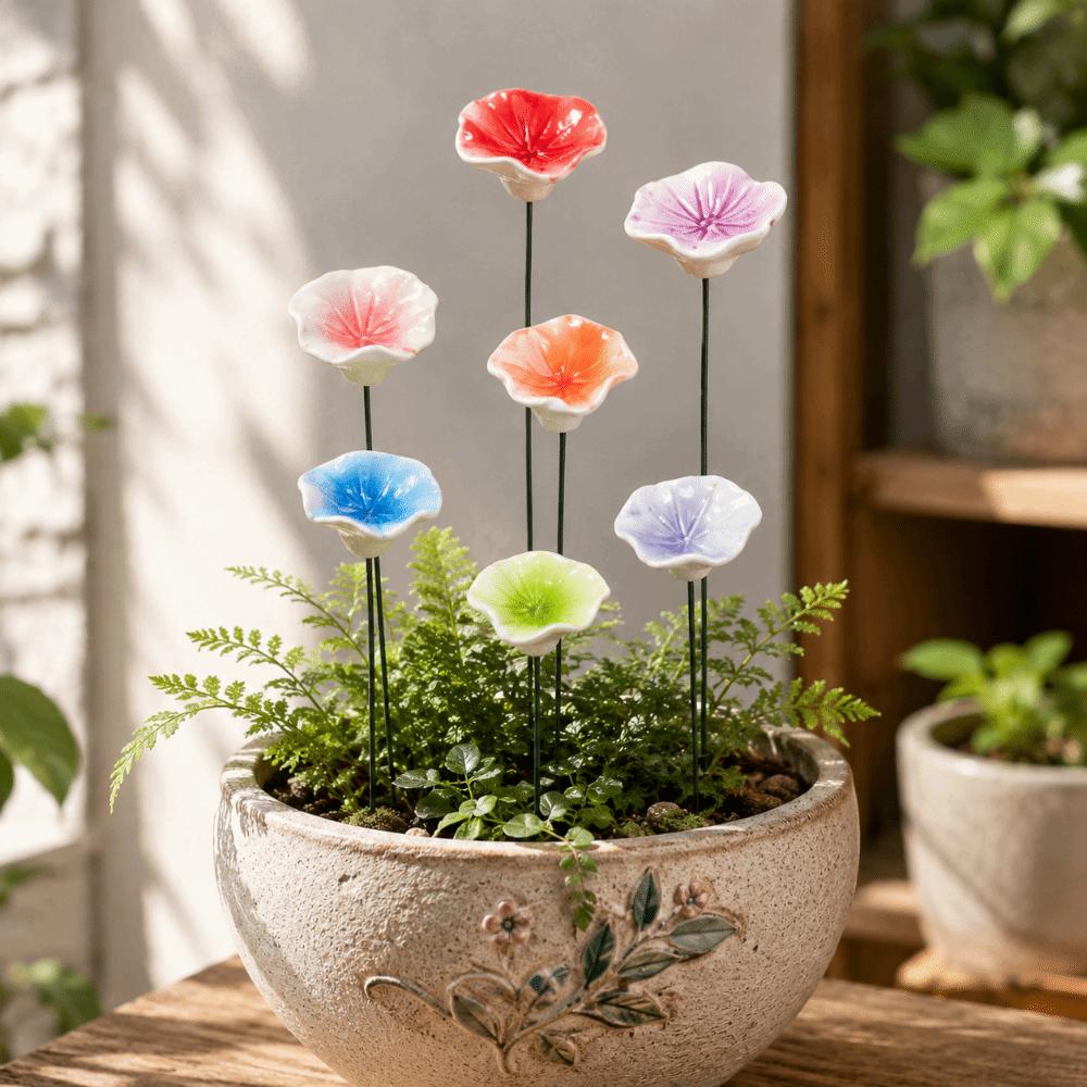 3pcs Garden Decoration Bee Watering Station Flower Shape Insect Drinking Cup Outdoor