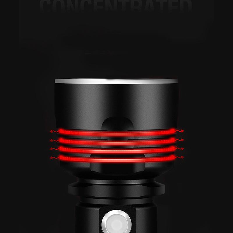 Super Powerful LED Flashlight L2 XHP70 Tactical Torch USB Rechargeable Linterna Waterproof Lamp Ultra Bright Lantern Camping