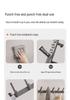 Wall-Mounted Coat and Clothes Hook – No-Punch Behind-Door Wardrobe Rack for Entrance and Hallway
