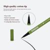 Waterproof Liquid Eyeliner Smudge-Proof & Transfer-Resistant Long-Lasting Appearance Green Eyeliner Black