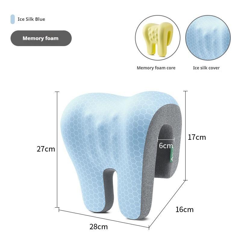 Office Chair Headrest Pillow Head Neck Shoulder Support Cushion Ergonomic Neck Rest Pillow Memory Foam Nap Sleeping Pillow