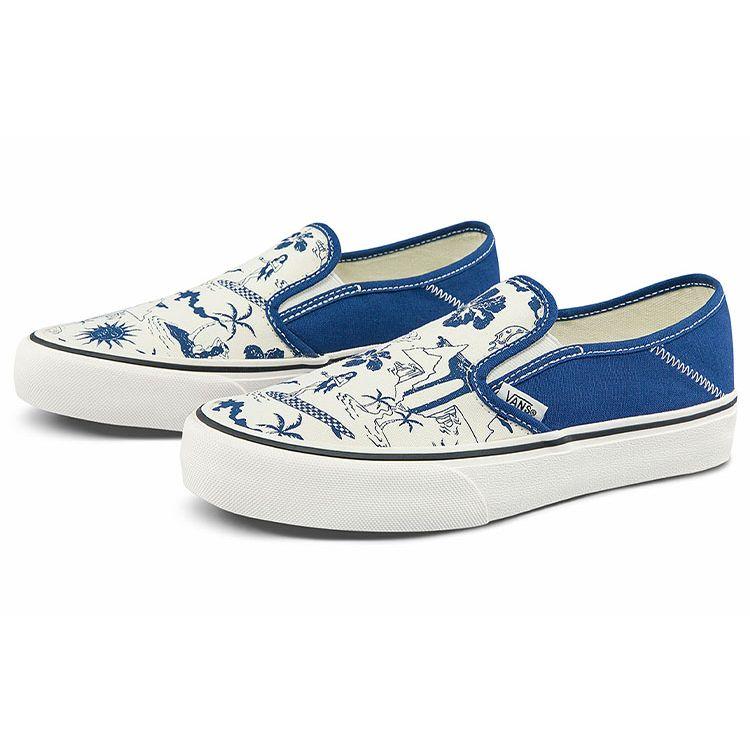 Vans Slip-On SF Funny Printing True Navy Unisex Sneakers VN0A5HYQAXV