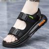 Men's shoes 2025 summer new outdoor travel beach shoes men's fashion Velcro casual comfortable soft-soled sandals