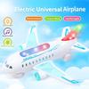 Electric Airplane Toy With Led Light And Sound Automatic Moving Airplane Model Toy Airplane Model For Birthday Kids