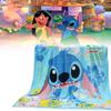 Cozy Plush Cartoon Patterned Air Conditioning Blanket For Kids With Man Design