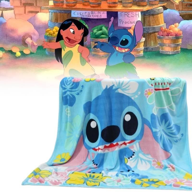 Cozy Plush Cartoon Patterned Air Conditioning Blanket For Kids With Man Design