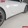 Carbon Fiber Turbo SD Style Side Skirts for 2019-2025 Porsche 911: Anti-Collision & Anti-Scratch