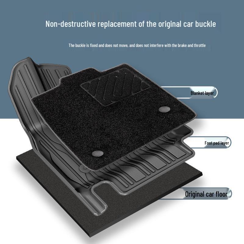 All-Weather TPE Trunk Mat for 2022-2024 BYD Tang Tengshi N8