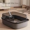 Large Anti-Splash Open Cat Litter Box