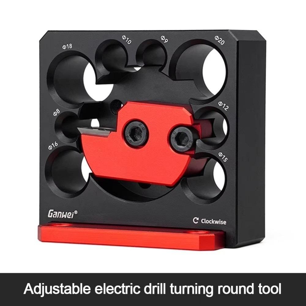 

Adjustable Round Rod Milling Dowel Aluminum Alloy Compact Round Rod Auxiliary Tool Metric 8mm-20mm Electric Drill Dowel Maker