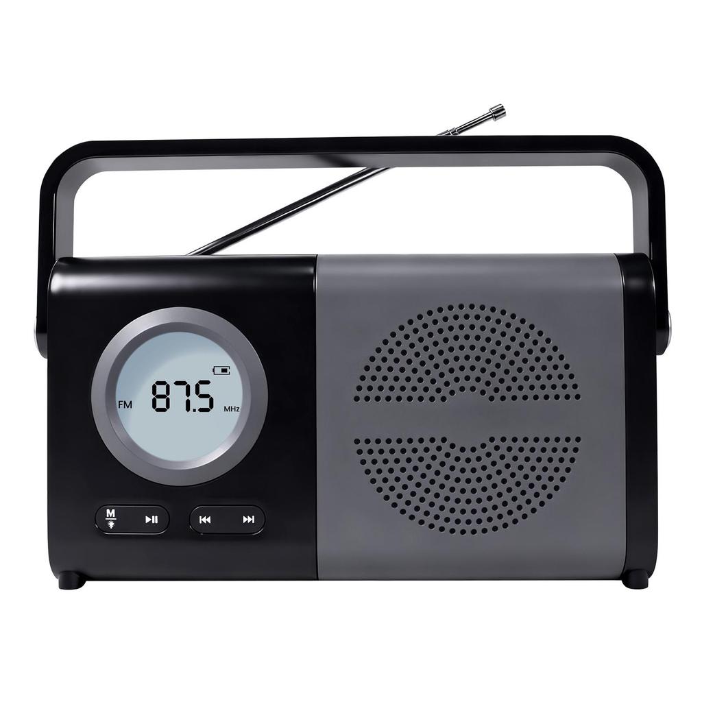 Compact Bluetooth Radio Speaker with Digital Display, USB, TF Card Slot - Ideal for Seniors