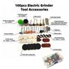100pcs Rotary Tool Accessories For Electric Grinder Rotary Power Tool Grinding Polishing Kit