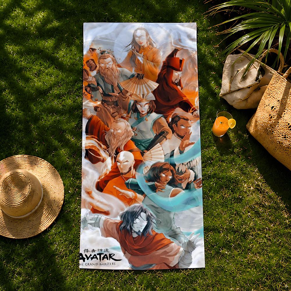 Cartoon A-Avatar T-The L-Last A-Airbender Towel Beach Towel, Quick Drying Absorbent Bath Towel For Swim,Gym,Camping,Outdoor Hot