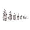SGNFAFM Stainless Steel Spiral Nozzle Ball Valve