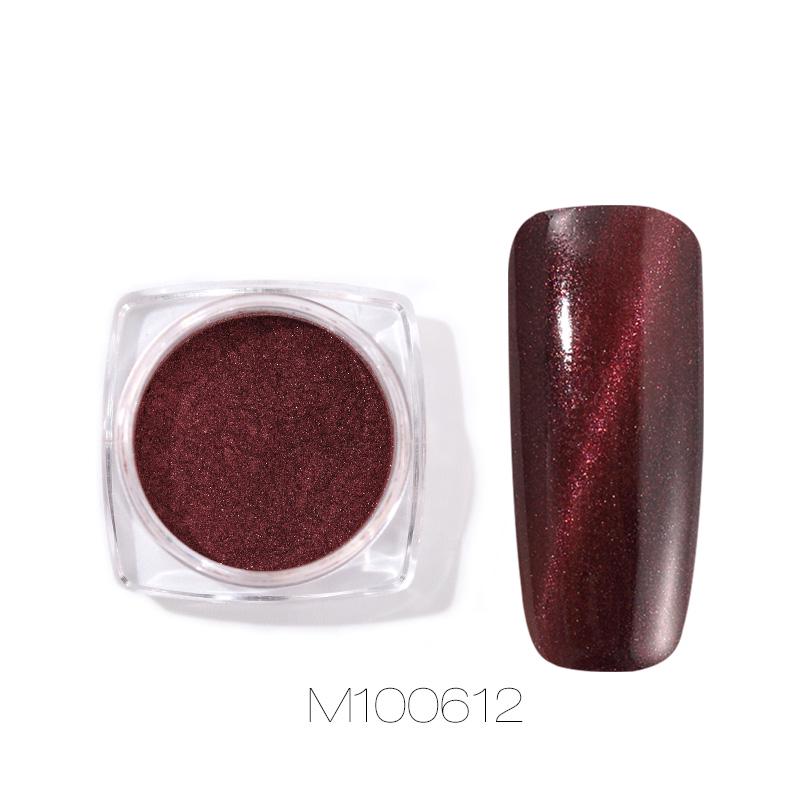 

ROSALIND Пудра для ногтей 3D эффект Пудра «кошачий глаз» Гель-лак для ногтей Затвердевший дизайн ногтей Блестящие украшения