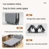 Adjustable Multi-Wheel Folding Bed for Office, Hospital, or Bedroom Use