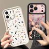 Shockproof Phone Case For iPhone 17 Pro Max Case iPhone 16 15 14 13 Pro Max 11 17e 16e Geometry Marble Print Soft Silicone Bumper Cover