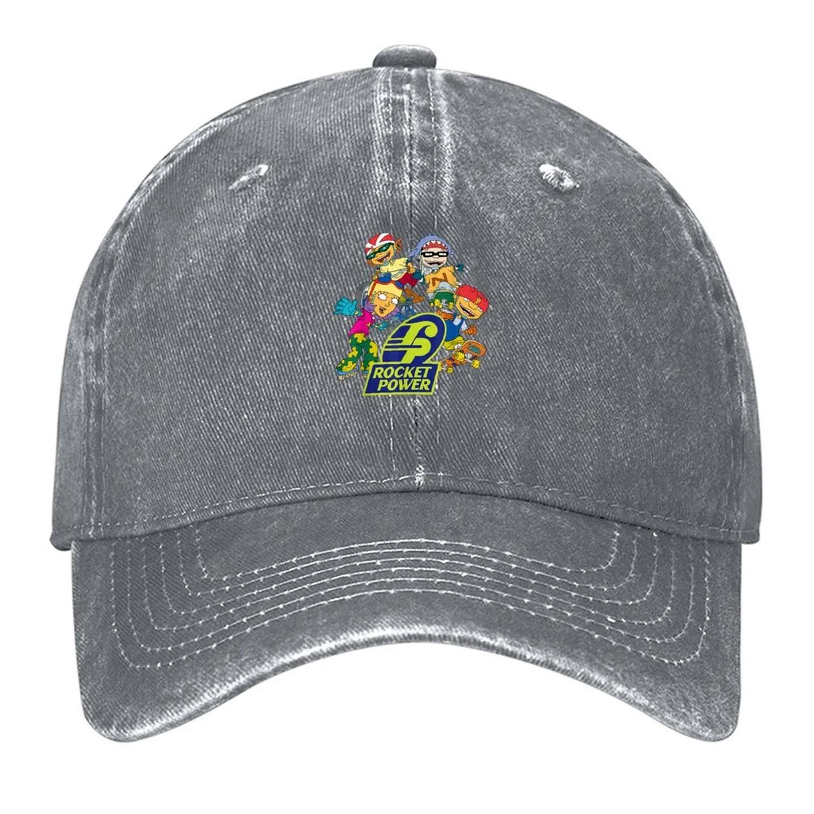 New Nickelodeon Rocket Power Character Baseball Cap GentleUnisex Hat Rugby Military Cap Unisex Uv Protection Solar Hat Boy Womens