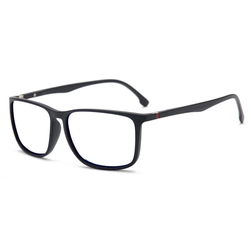 Square Sunglasses Men Thin Leg Anti Glare Minus Tea Lens Prescription Sunglasses Diopter 0 -0.5 -0.75 -1.0 To -6.0