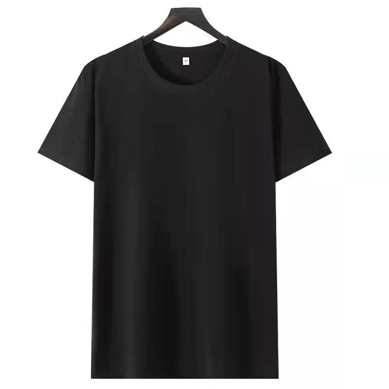 180g Ren Bomull Herr Slim Fit Rundhals Kortärmad T-shirt