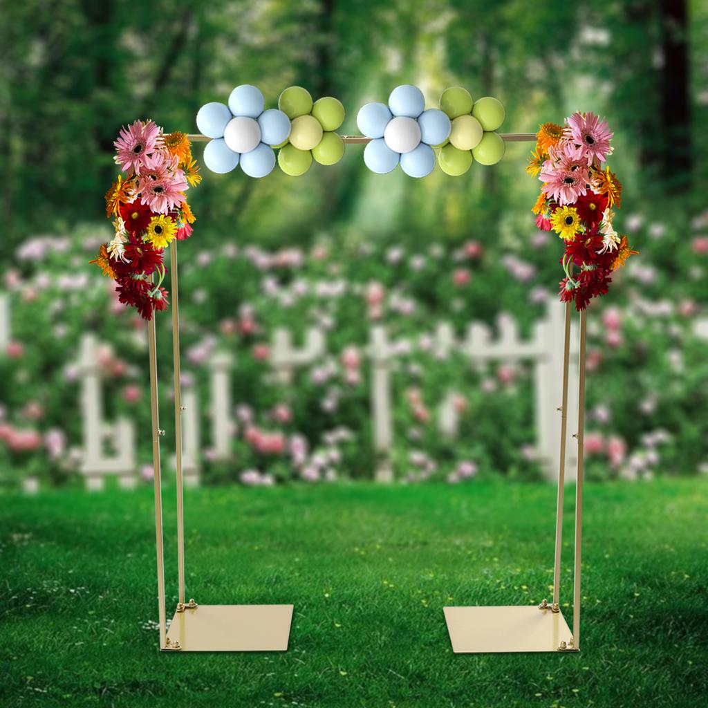 3.9ft Tall X 3.3ft Square Wedding Garden Arch Stand Suitable for Wedding Decoration New Year's Decoration