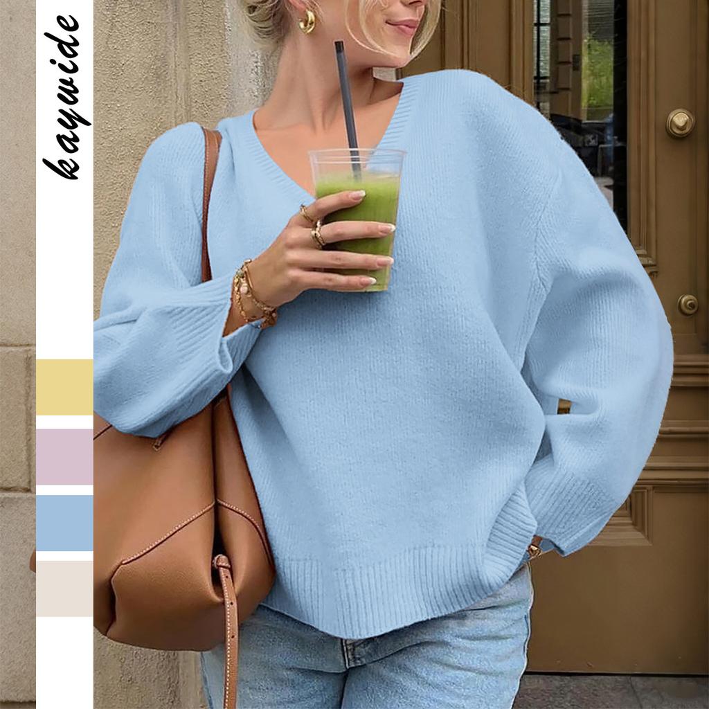 Casual simple solid color long-sleeved shirt wool women's clothing 2025 autumn and winter