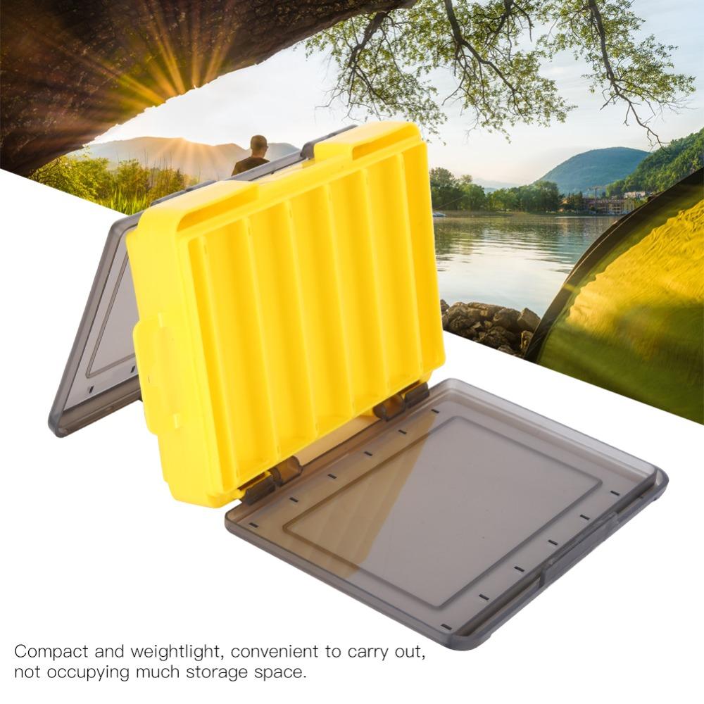 2PCS PP Lure Tackle Box 12 Slots Fishing Lure Tackle Box Fishing Lure Box Fishing Lures Storage