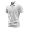 Polo Shirt Men's Summer Casual Business Slim Fit Top with Collar and Short Sleeved T-shirt