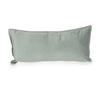 Large Velvet Gray Sofa Cushion