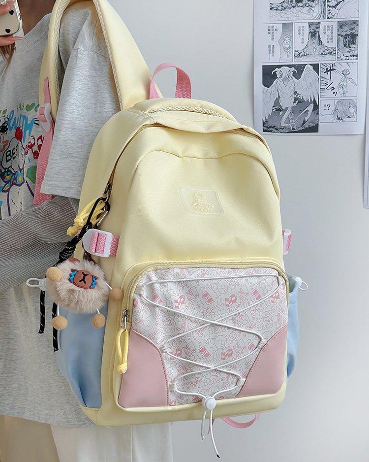 Schoolbag1011 new trendy brand fashion versatile junior high school college student schoolbag computer travel backpack