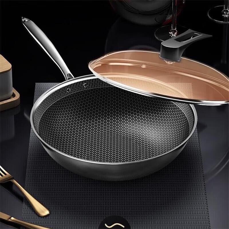 Kombach Titanium Honeycomb Non-stick Wok