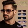 Eyewear Frameless Polarizing Lens Sunnies Retro Anti-UV Glasses Square Frame Sunglasses  Outdoor
