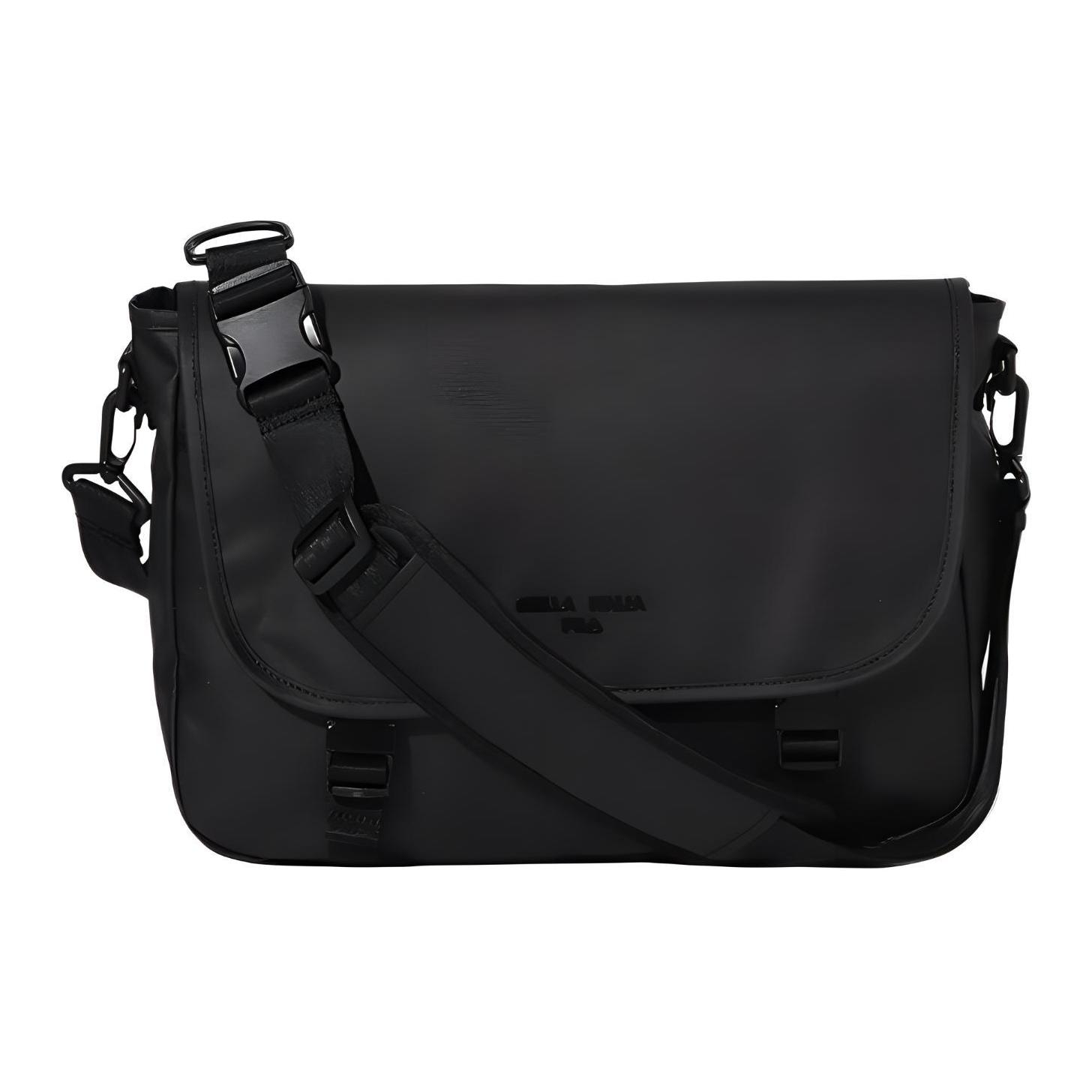 FILA Casual Sports Polyester Messenger Bag Unisex bags Black FS3BCF5327X_BLK Black