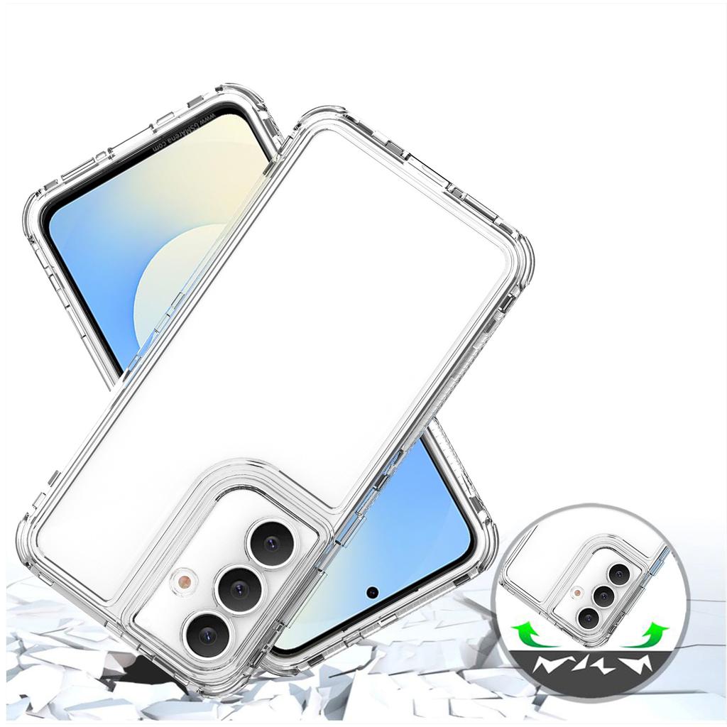 For Samsung Galaxy S25 FE Case Anti Scratch Acrylic TPU Clear Phone Cover