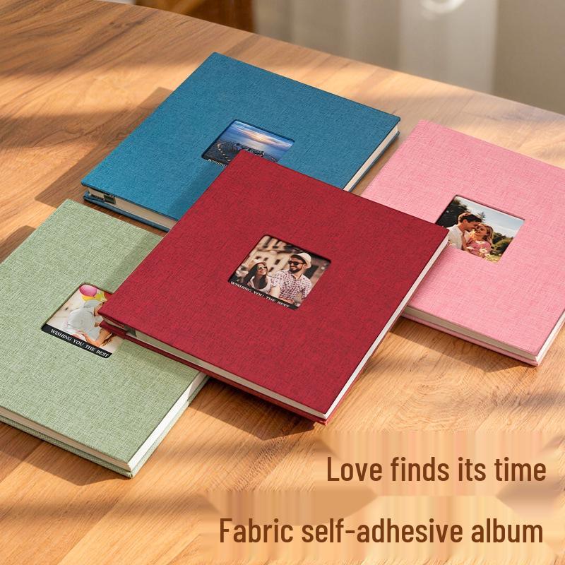 Self-Adhesive Photo Album: Large Capacity for Couples, Travel, Wedding & Polaroid Photos