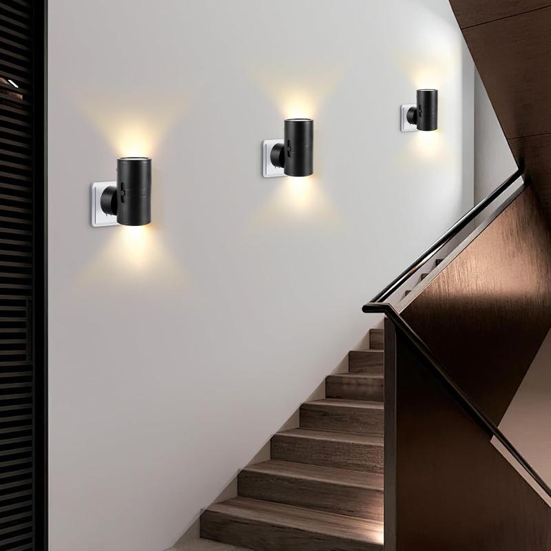 Wall Mounted LED Light with Adjustable Brightness Sensor From Dusk To Dawn Used for Corridors Bedrooms and Bathrooms